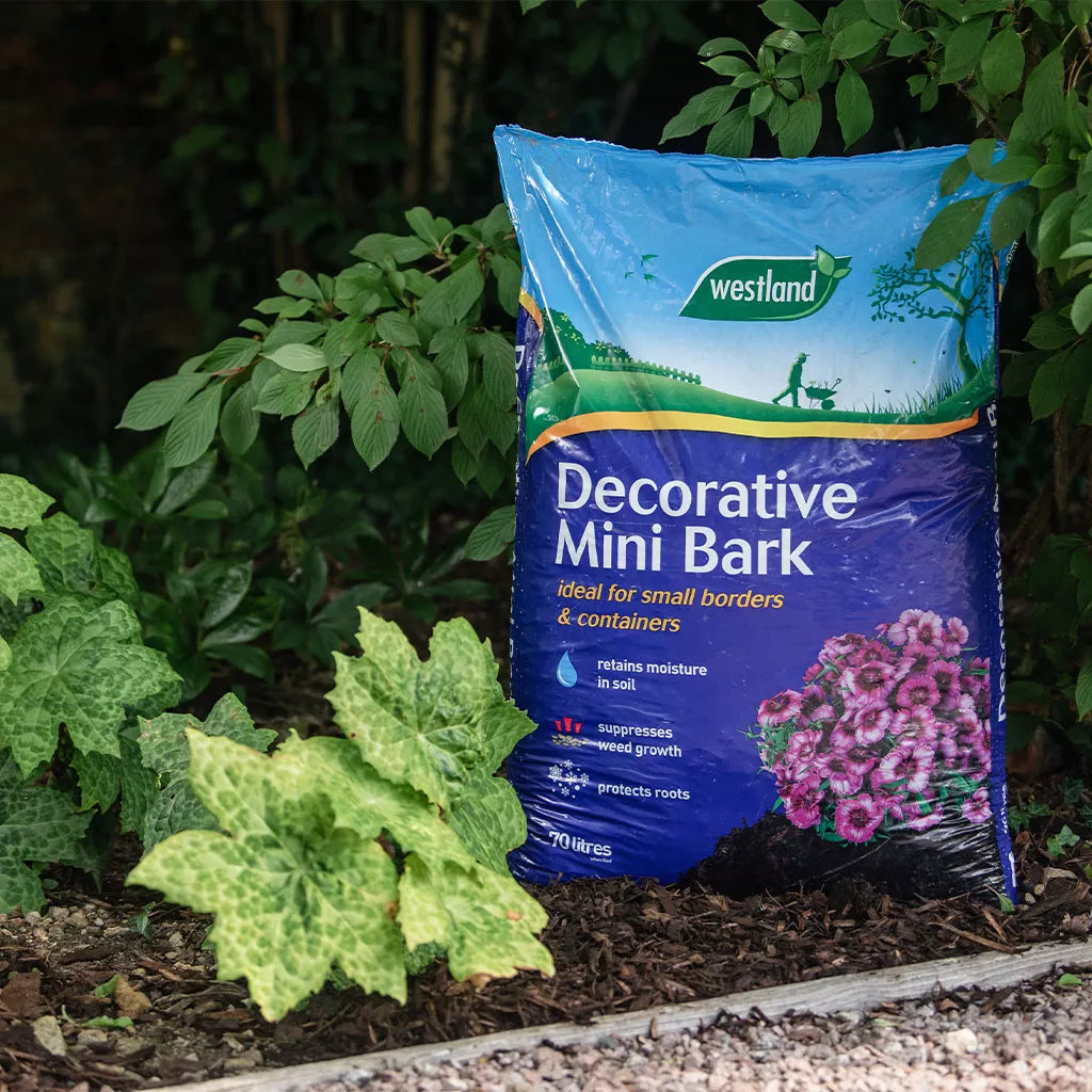 Decorative Mini Bark Mulch 70L