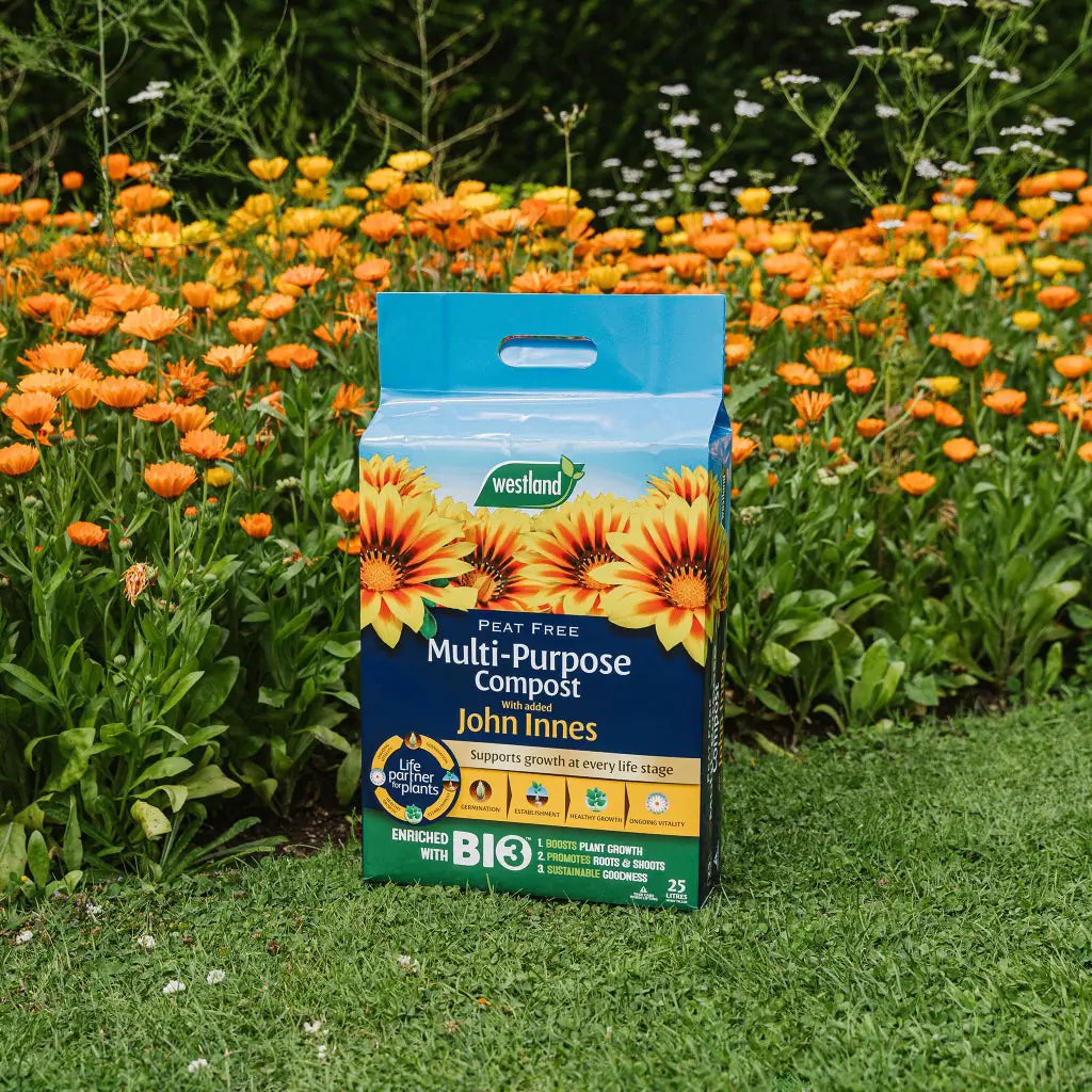Multi Purpose Compost with John Innes Pouch Peat Free 10L