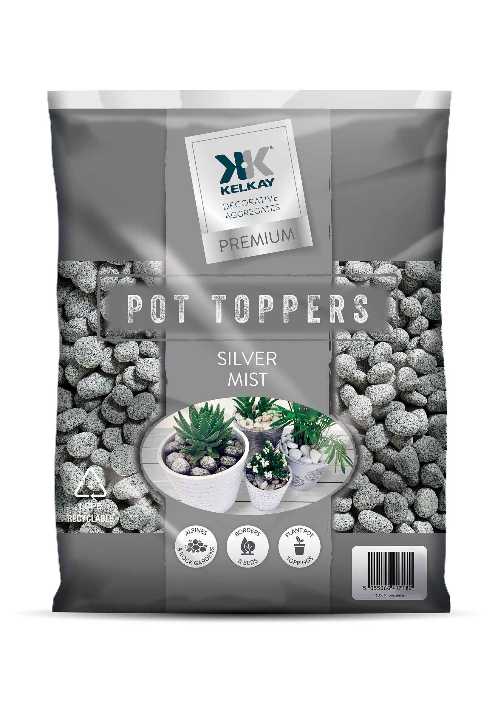 plant pot topper Silver Mist Pot Topper – Easy Garden Centre