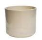 Cyclamen Planter Gloss Cream H13.5cm D14cm 5190-Easy Garden Centre
