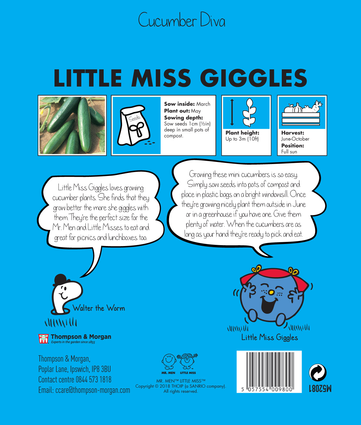 Little Miss Giggles Cucumber Diva F1 Hybrid-Easy Garden Centre