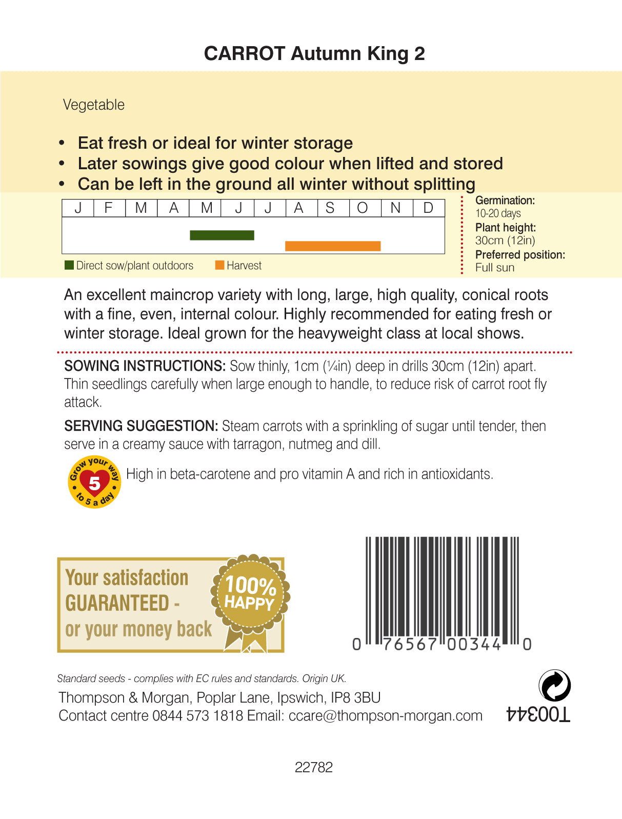 Carrot Autumn King 2