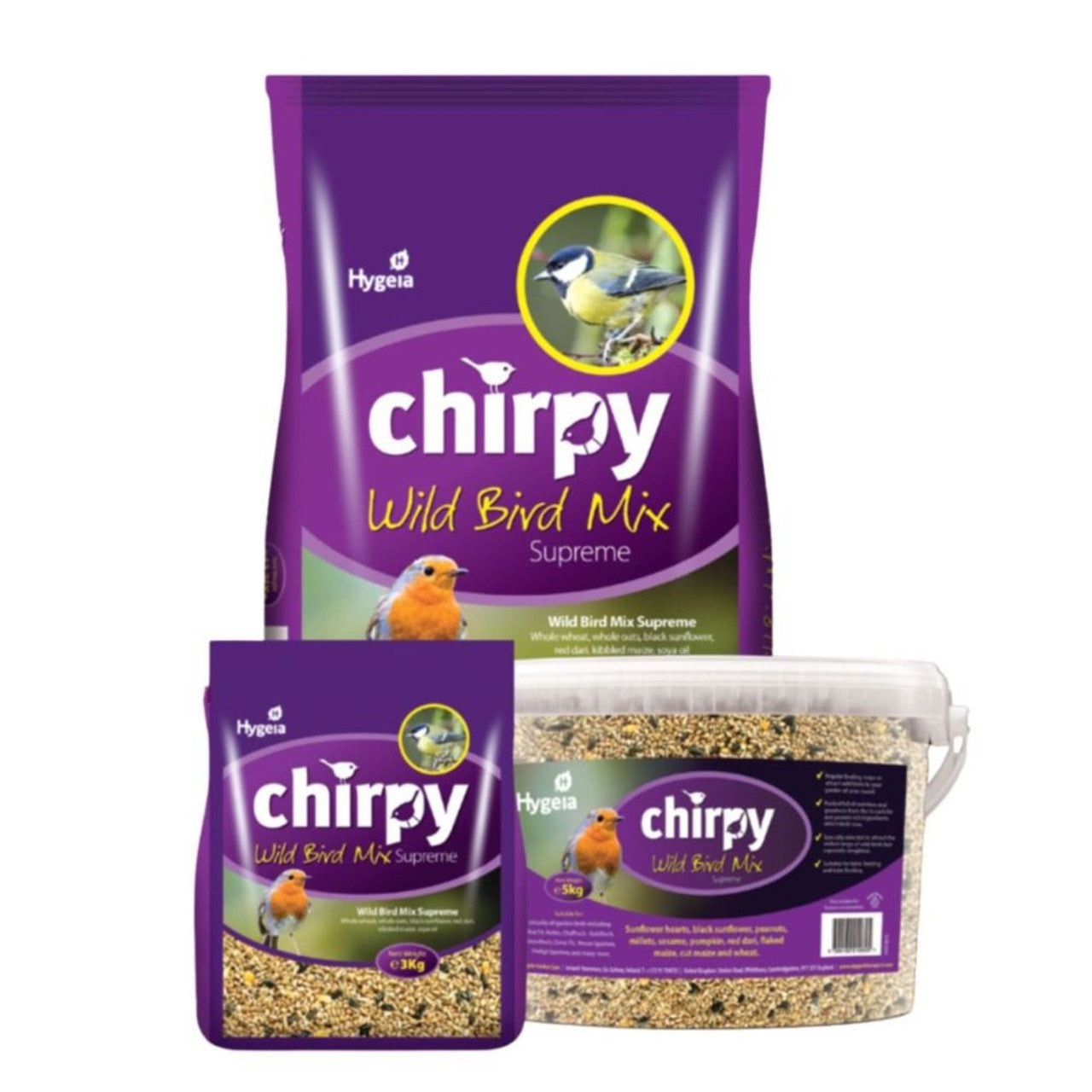 Wild Bird Seed Bucket 5Kg-Easy Garden Centre