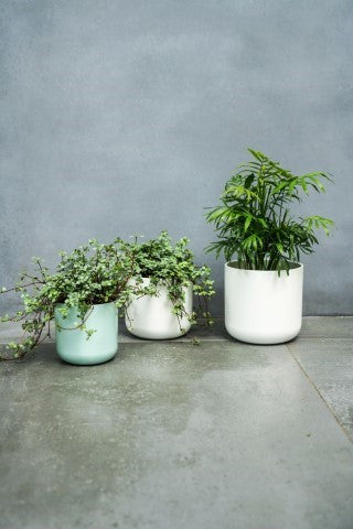 Lisbon Planter White D18.5Cm-Easy Garden Centre