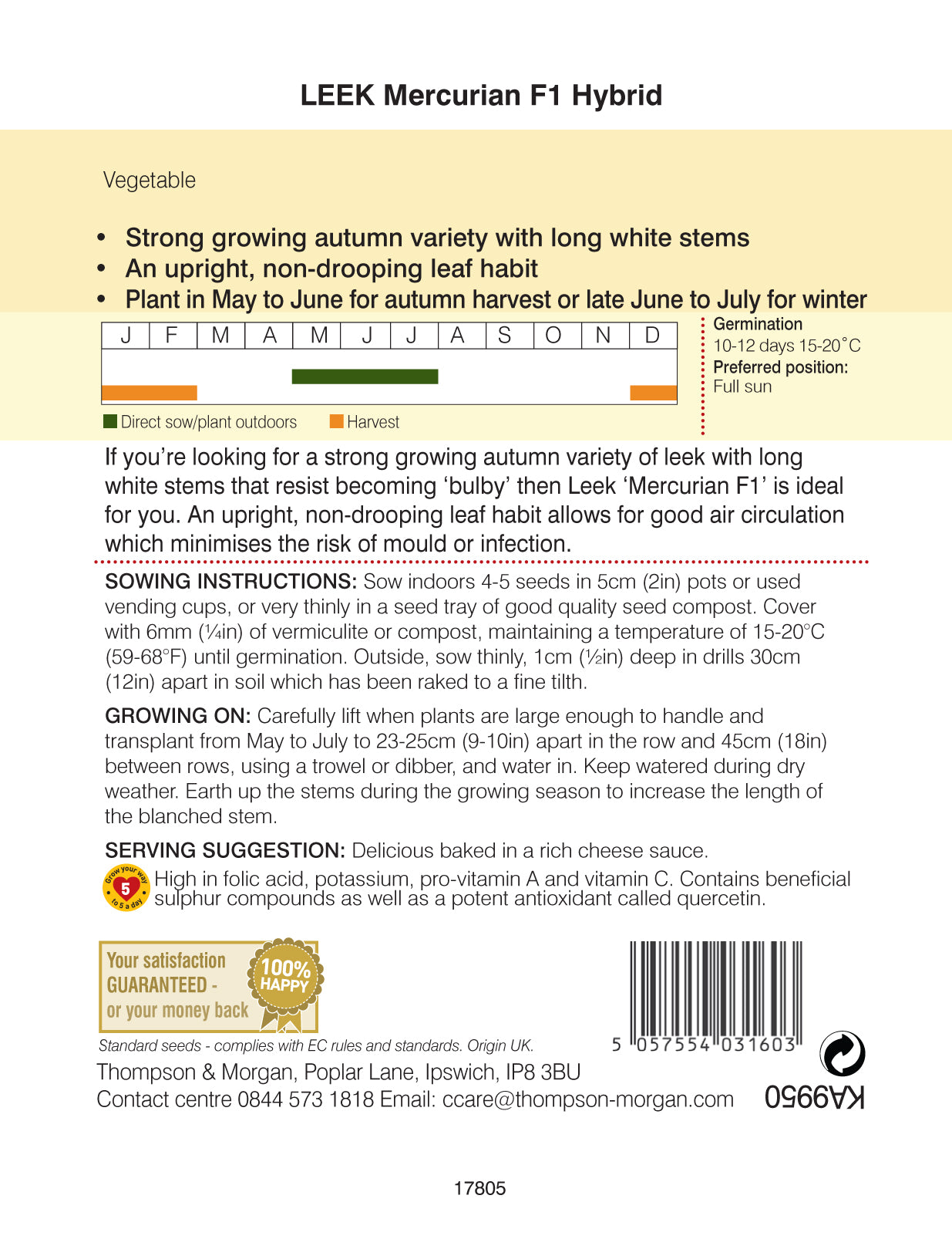 Leek Mercurian F1 Hybrid
