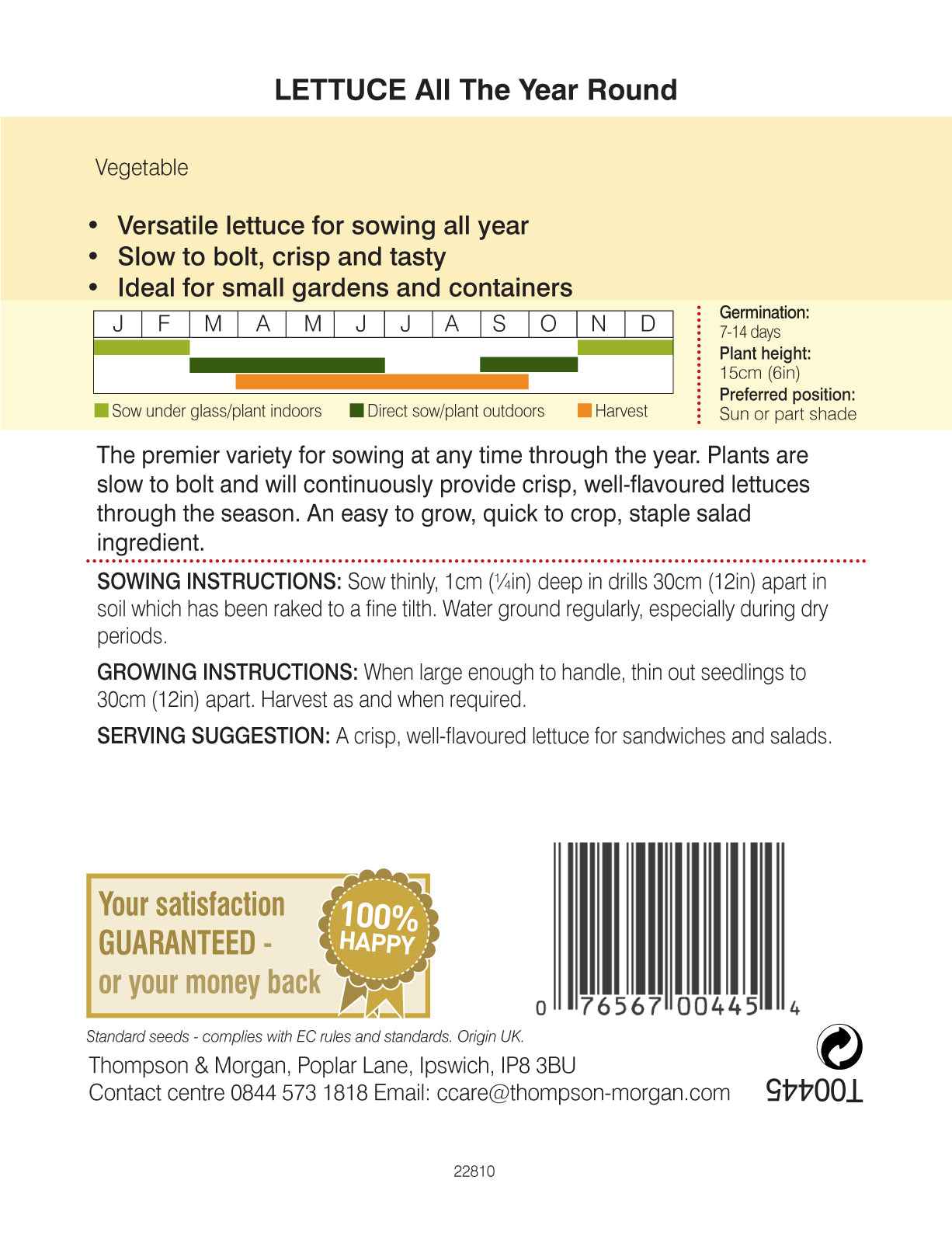 Lettuce All Year Round