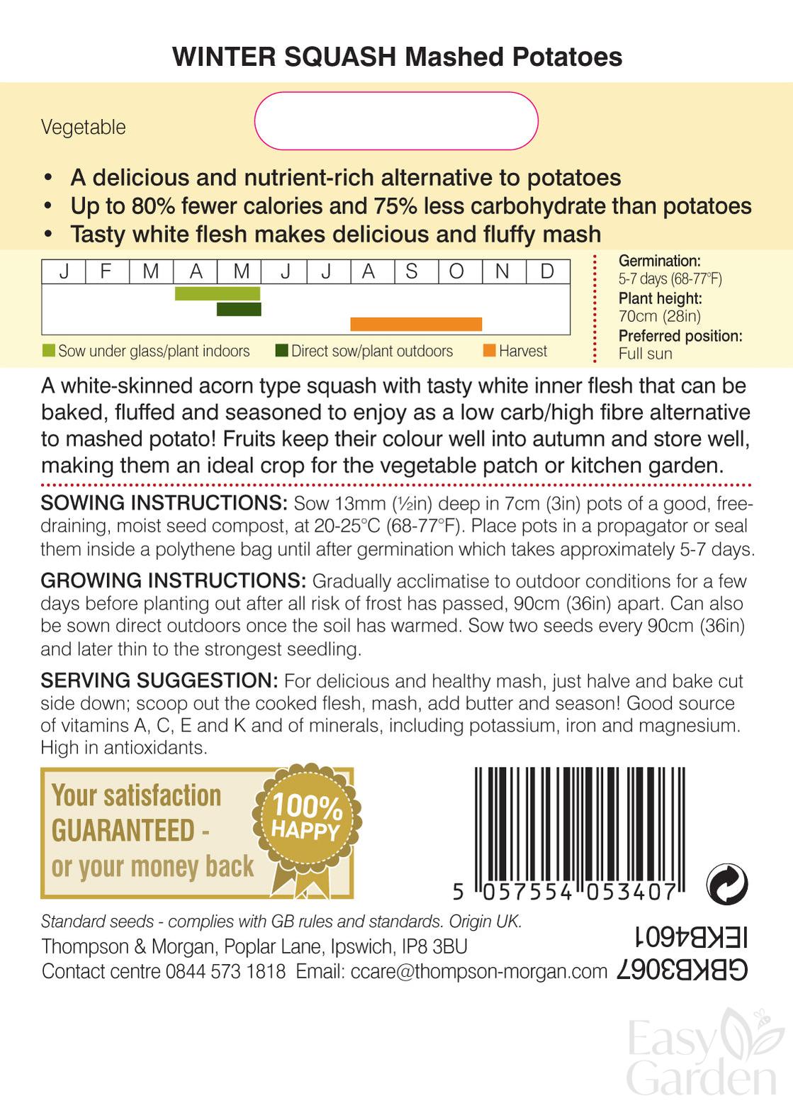 Squash Mashed Potato
