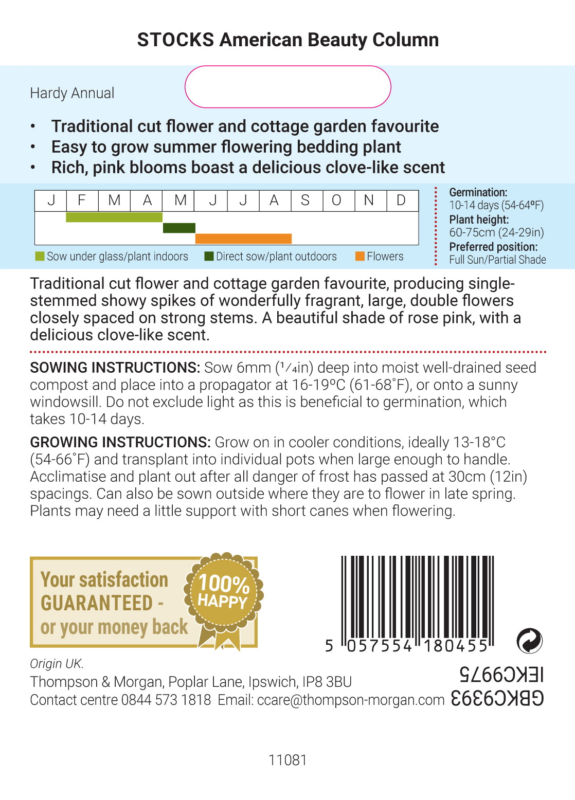 Stock American beauty Column