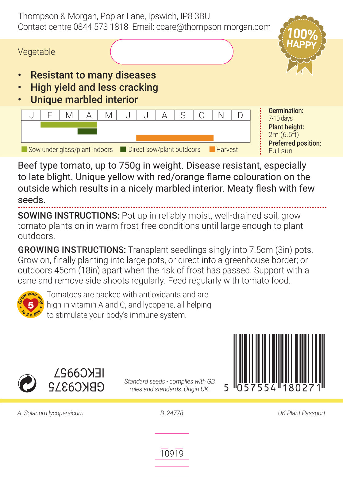 Tomato Buffalosun F1