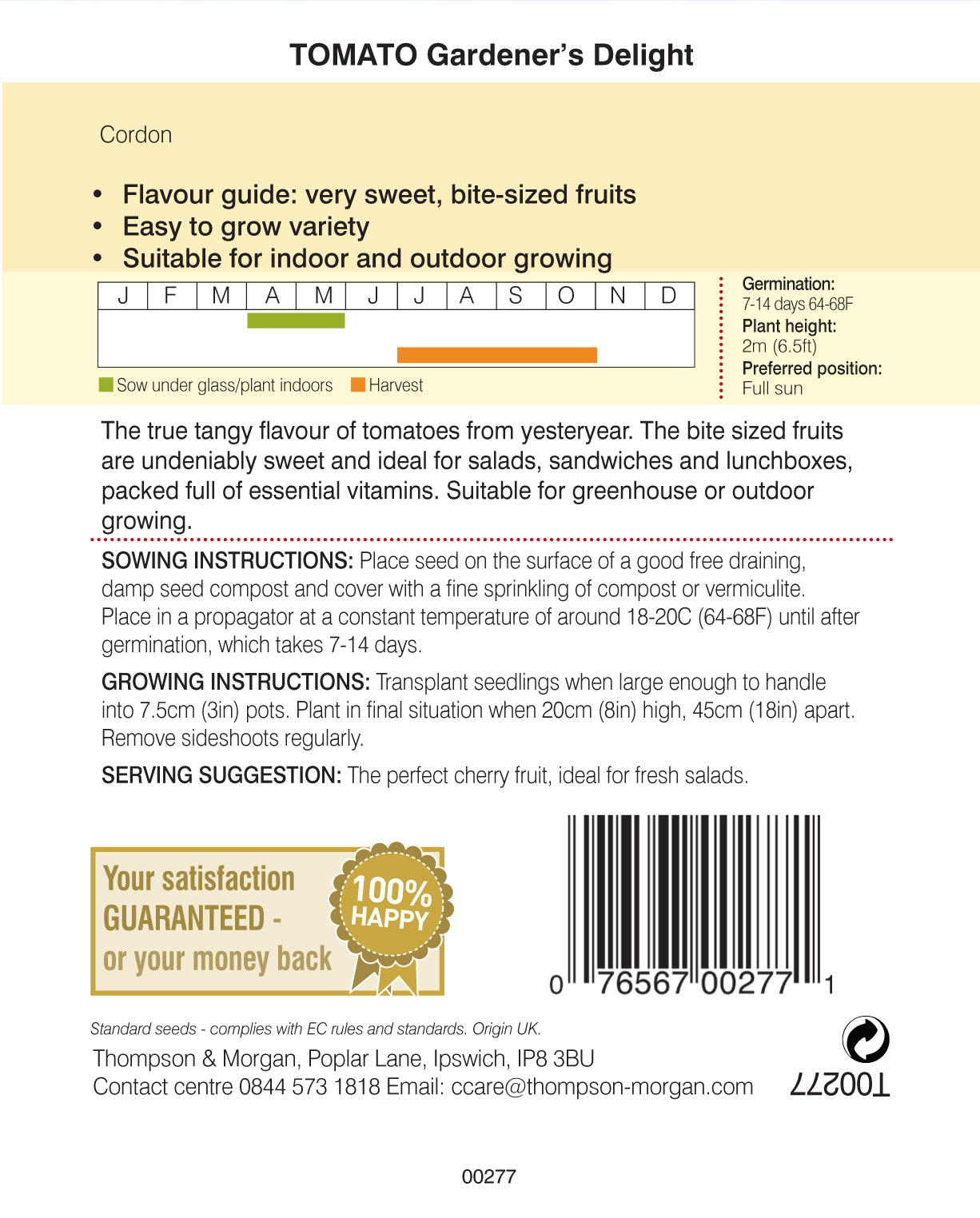 Tomato Gardeners Delight