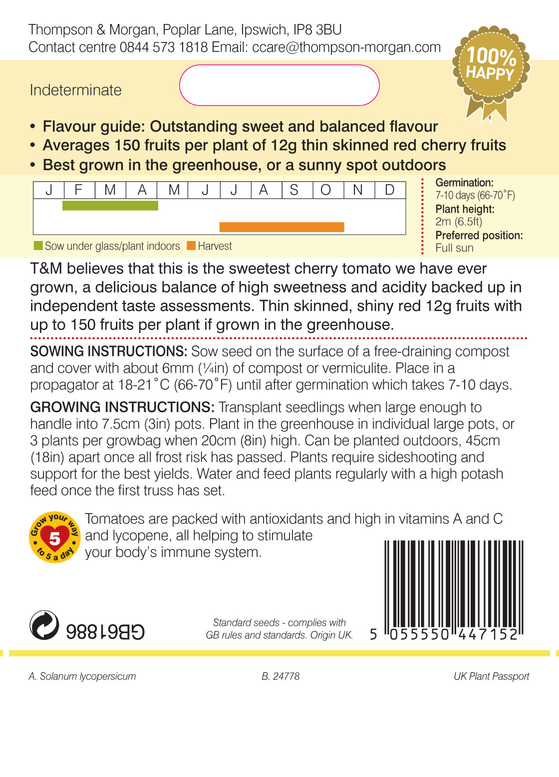 Tomato Sweet Aperitif