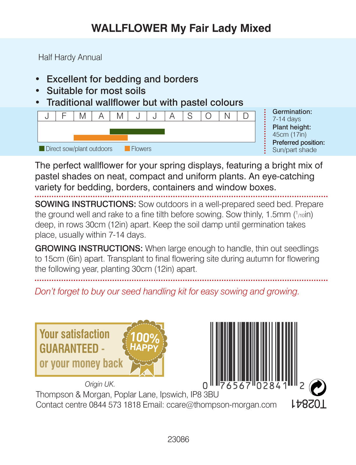 Wallflower My Fair Lady Mixed