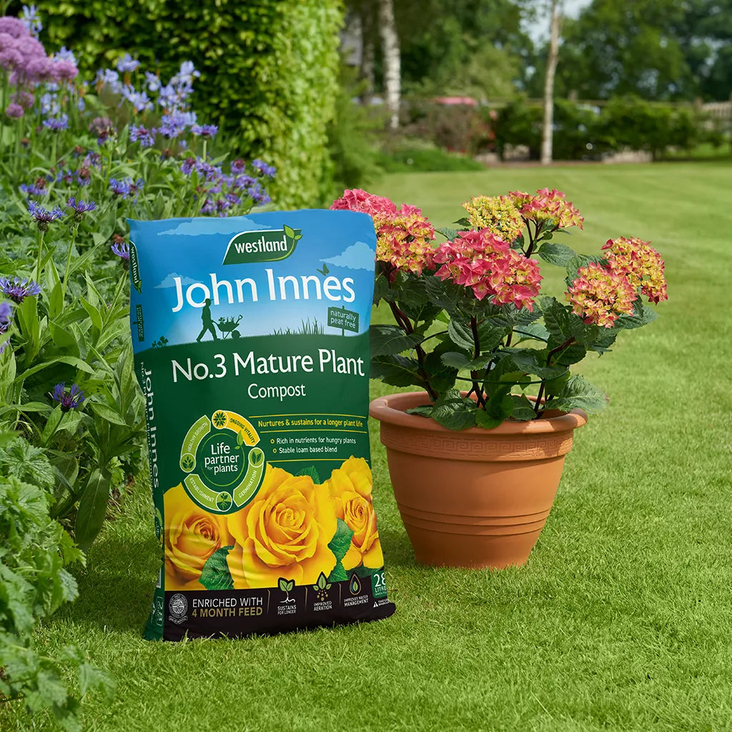 John Innes Peat Free No 3 Mature Plant Compost 28L