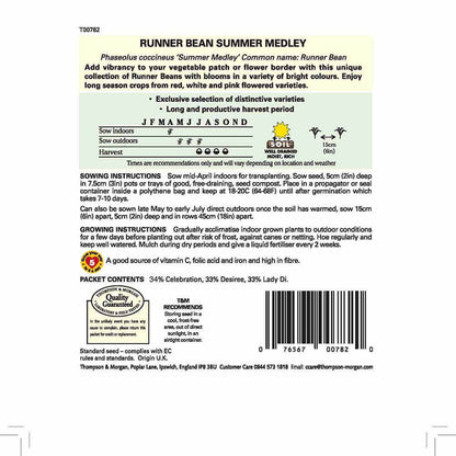 Runner Bean Summer Medley-Easy Garden Centre