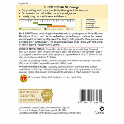 Runner Bean St. George-Easy Garden Centre