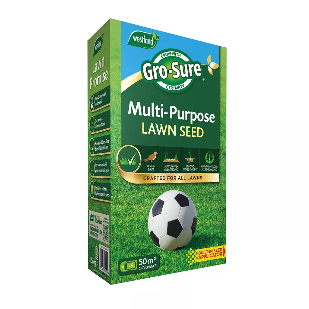 Gro-Sure Multi Purpose Lawn Seed 50m2 Box