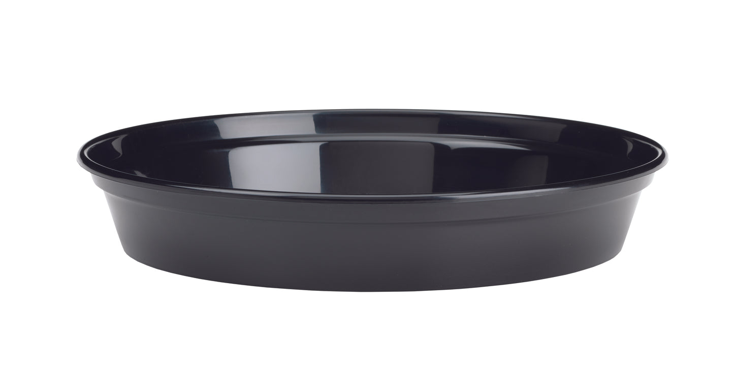 25.4cm (10") Flower Pot Saucers Black