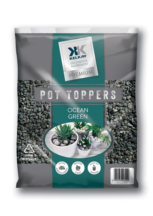 Ocean Green Pot Topper