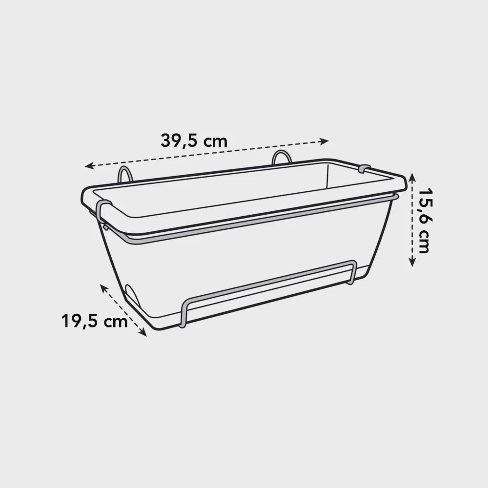 Barcelona Trough 40 White