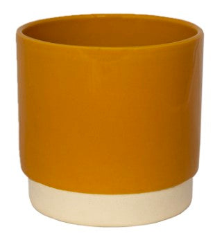 Enos Pot Mustard H10.5Cm D10Cm