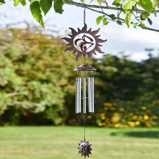 Rusty Sun Windchime-Easy Garden Centre