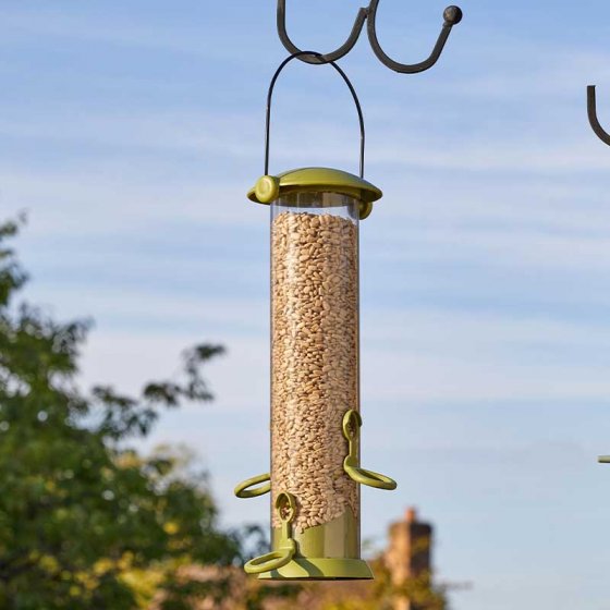 20cm Twist Top Sunflower Heart Feeder