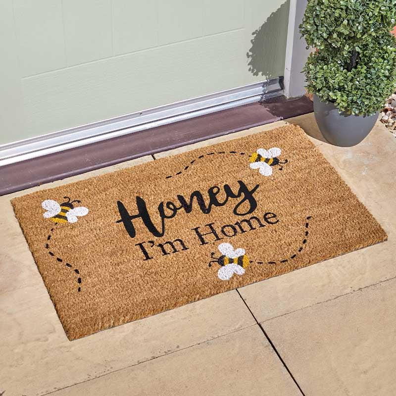 Honey Decoir Mat 45 x 75cm-Easy Garden Centre