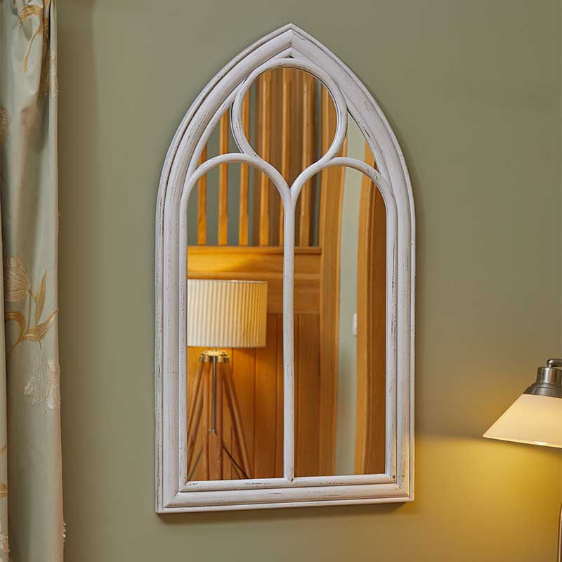 Abbey Home & Garden Mirror - Silvergris-Easy Garden Centre