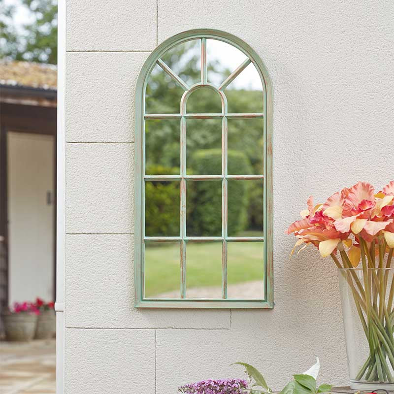 Vista Home & Garden Mirror- Verdigris-Easy Garden Centre