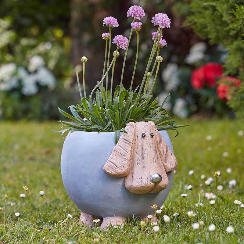 Woodstone Dog Planter-Easy Garden Centre