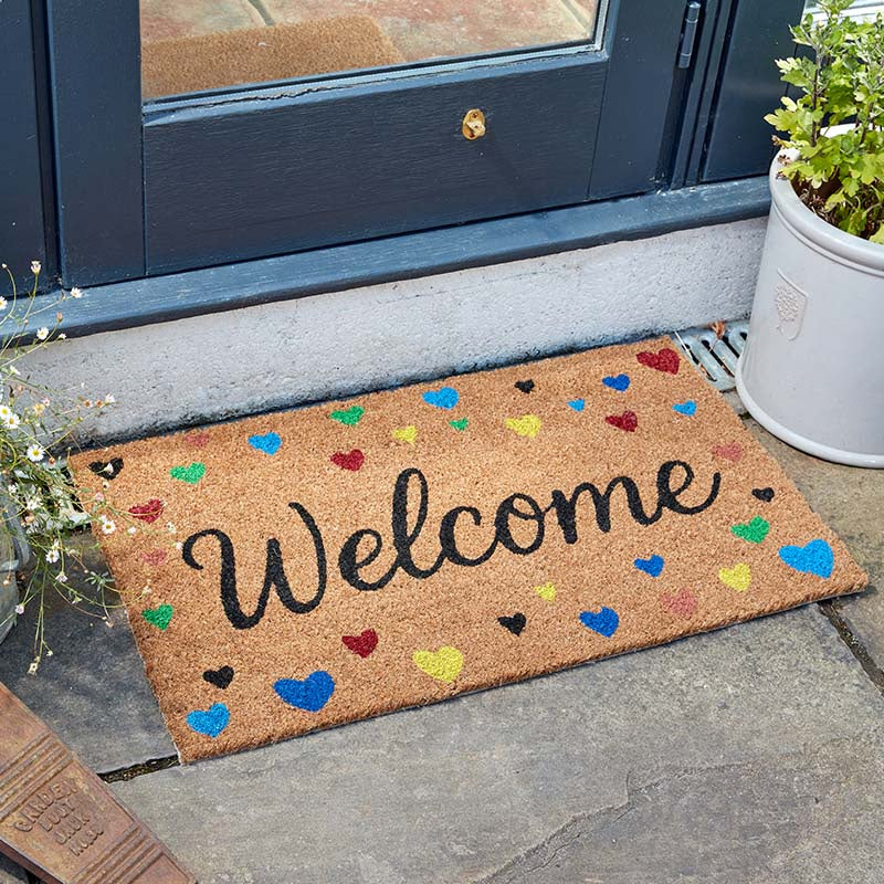 Hearty Welcome Decoir Mat 45x75cm-Easy Garden Centre