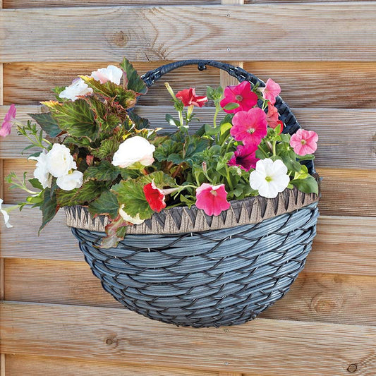 16in Tulsa Faux Wall Basket-Easy Garden Centre