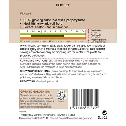 Herb Rocket (Organic)-Easy Garden Centre