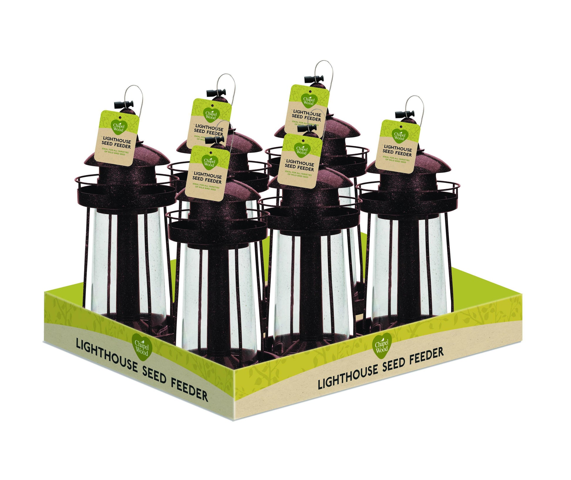 Lighthouse Seed Feeder - Copper-Easy Garden Centre