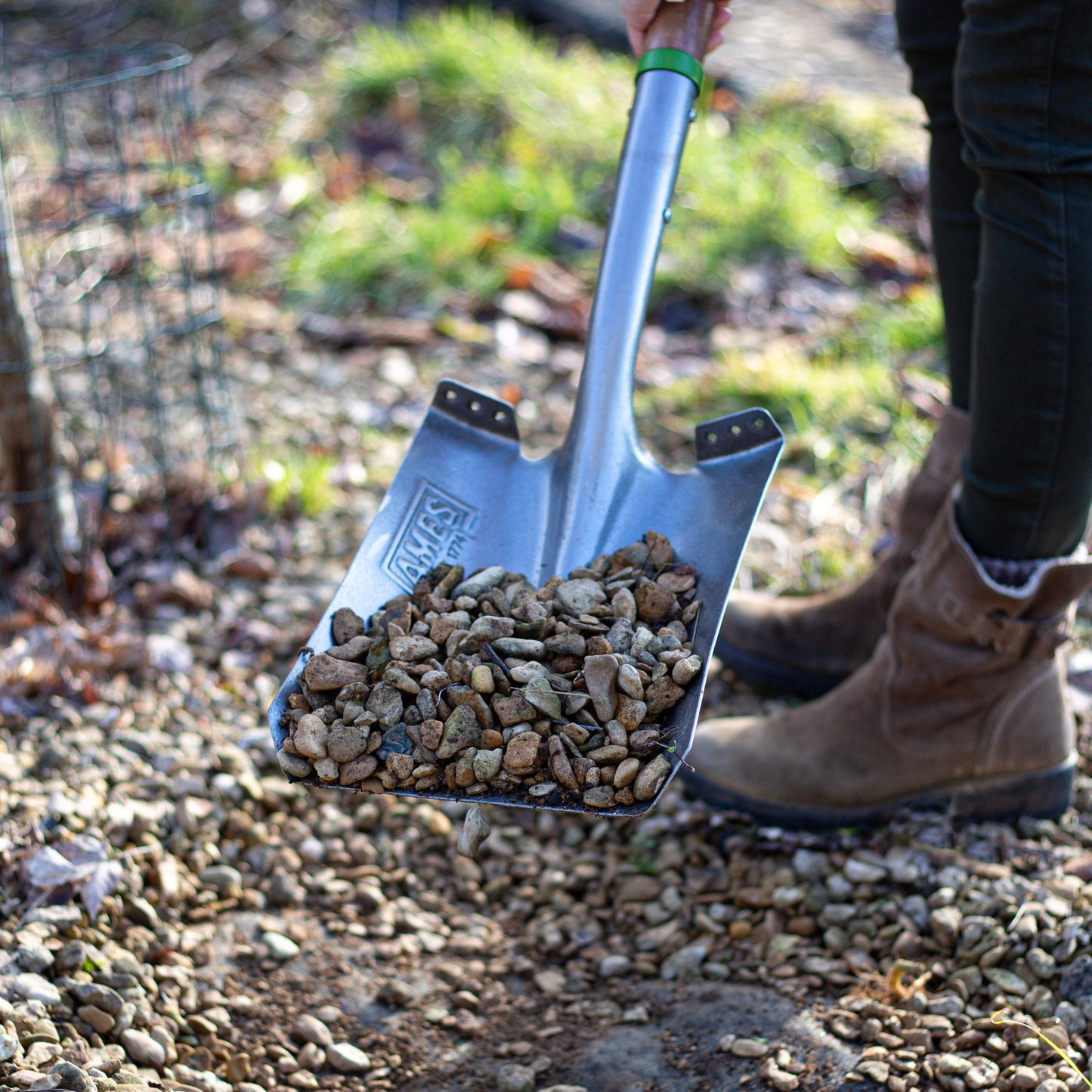 AMES Square Mouth Shovel - Carbon Steel-Easy Garden Centre