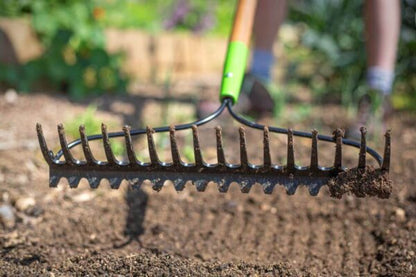 AMES Double Sided Soil Rake - Carbon Steel-Easy Garden Centre