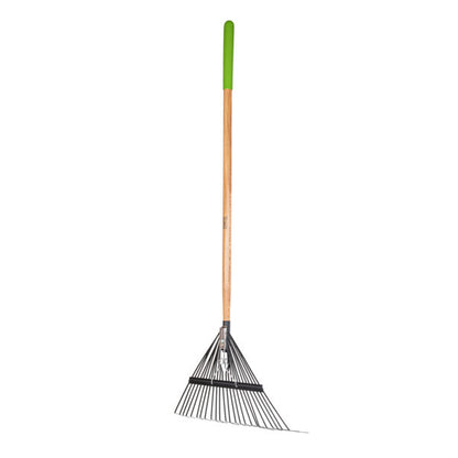 AMES Flat Tine Leaf Rake - Carbon Steel-Easy Garden Centre
