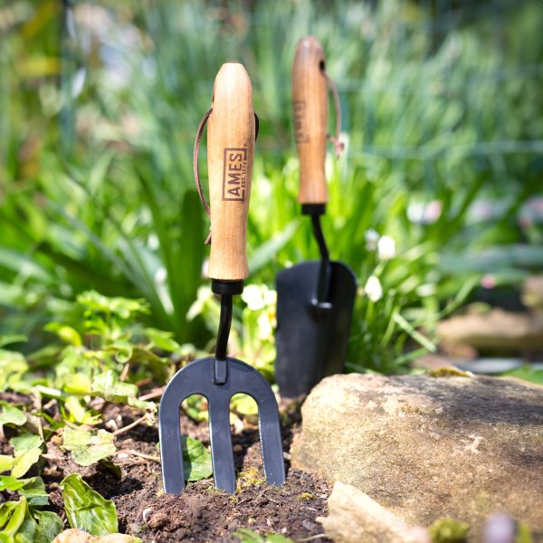 AMES Hand Fork - Carbon Steel-Easy Garden Centre