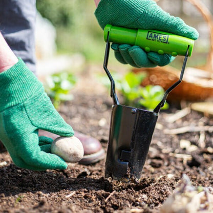 AMES Hand Bulb Planter - Carbon Steel-Easy Garden Centre