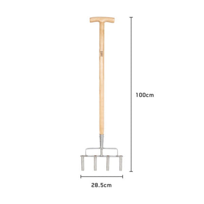 AMES LAWN AERATOR SS T HANDLE-Easy Garden Centre