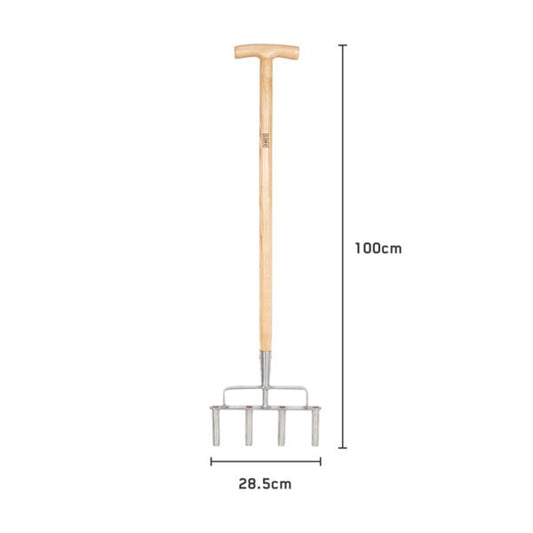 AMES LAWN AERATOR SS T HANDLE-Easy Garden Centre