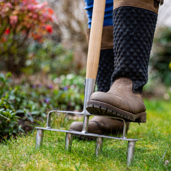 AMES LAWN AERATOR SS T HANDLE-Easy Garden Centre