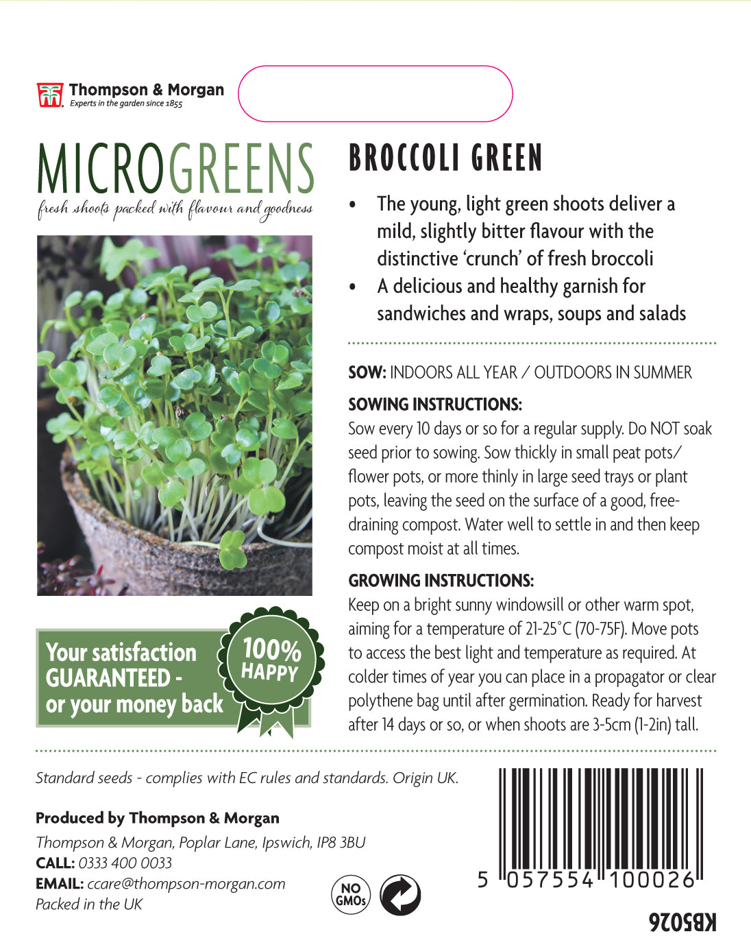 Microgreens Broccoli Green