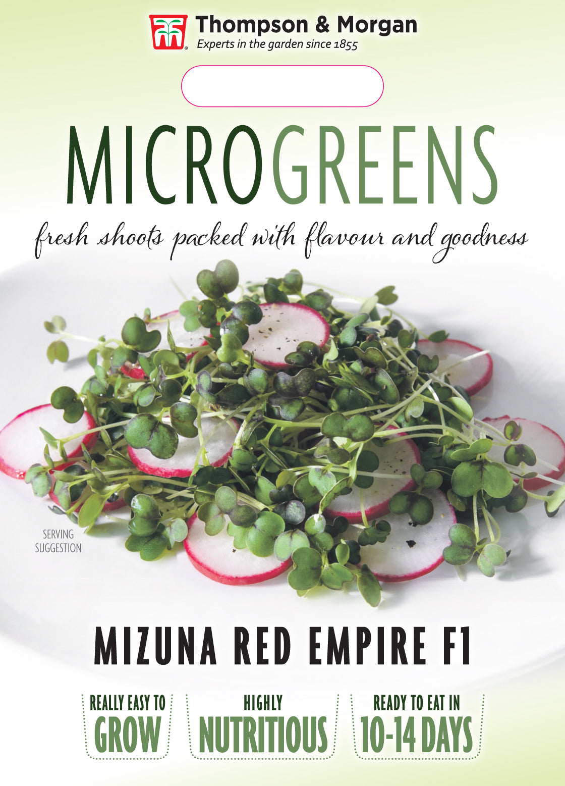 Microgreens Mizuna Red Empire F1