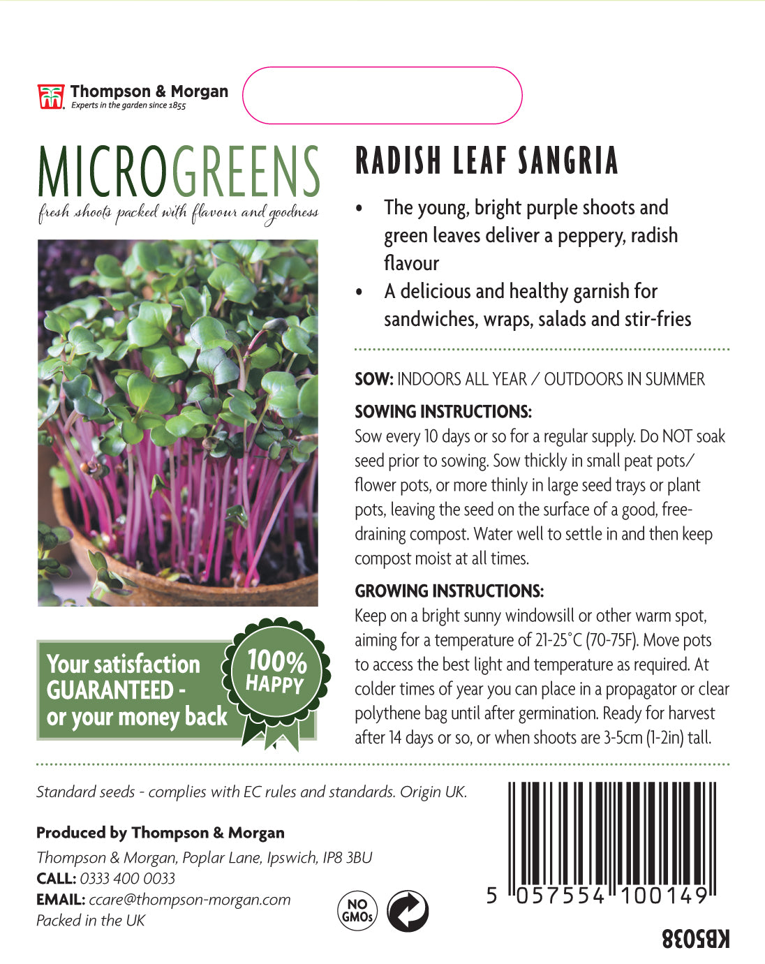 Microgreens Radish Sangria