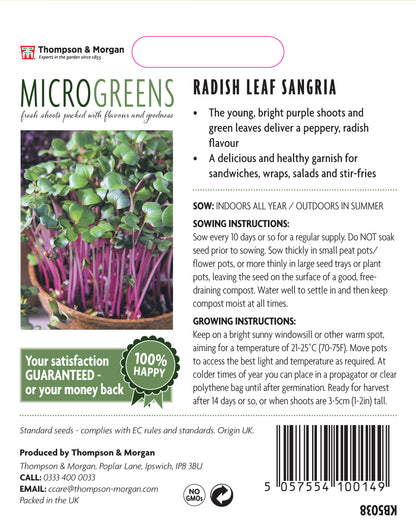 Microgreens Radish Sangria