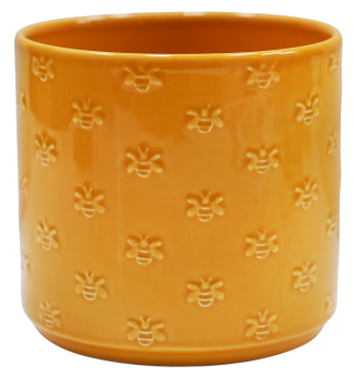 Arley Yellow Bee Planter D13.5CM H12.5CM