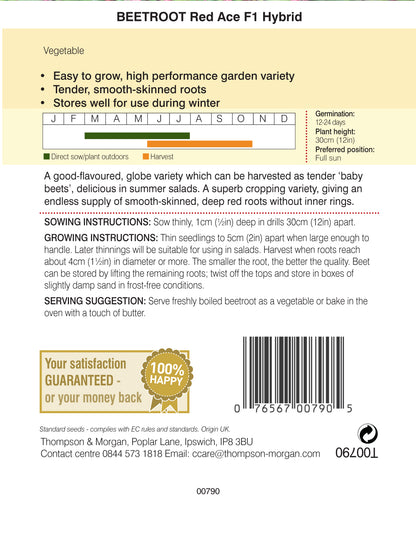 Beetroot Red Ace F1 Hybrid
