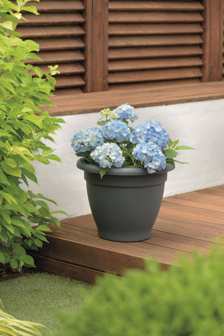 33cm Essentials Planter Slate Grey