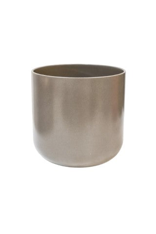 Lisbon Planter Greige H11.5Cm D11.5Cm